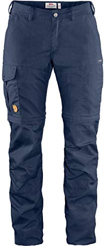 FJÄLLRÄVEN damsportbyxor Karla Pro Zip-off byxor W mörk marinblå 34 EU