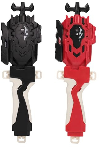 AIBREAY 2 Burst lanciatore per trottola con impugnatura, Battling Tops String Starter, lanciatore a strati L/R Spin DB, compatibile con Burst Series Gyro
