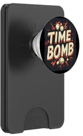 Logo Fun Time Bomb per un look alla moda PopSockets PopWallet per MagSafe