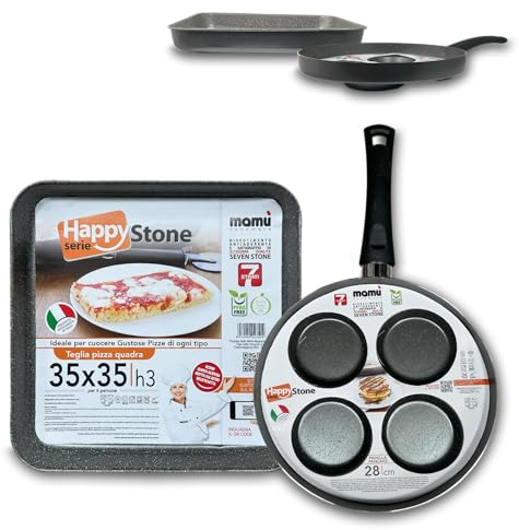 ARCA Set Cucina 2 Pezzi – Padella Pancake Antiaderente Cm.28+ Teglia Forno Cm.35x35 h.3 – Ideale per Colazioni e Dolci
