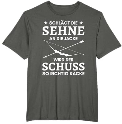 Bogenschießen Geschenk Bogenschützen Spruch Langbogen T-Shirt