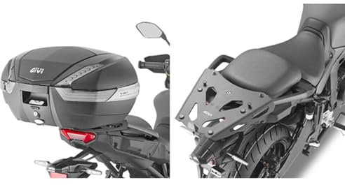 GiVi Alu Topcase Träger, schwarz, für Monokey Koffer, für Yamaha Tracer 9 (21)