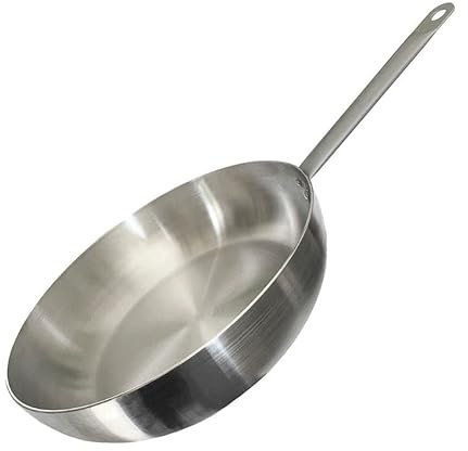 NOBILE LOVELYCARE Saltapasta alluminio 28cm professionale 7,5cm altezza manico robusto padella alta per mantecare e rosolare