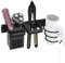 Support Seche Cheveux Porte Seche Cheveux Mural Support Seche Cheveux et Lisseur pour Rangement Brosse a Cheveux Hair Dryer Lisseur pour Salle de Bain Hôtel de Chambre à Coucher | Noir