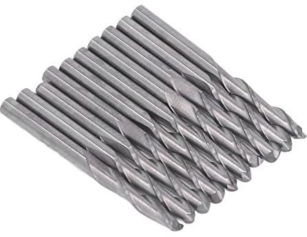 Schaftfräser-Set, Bits, CNC-Spiral-Kugelschaftfräser, Kugelschaftfräser, 1 Kugelfräser Zum Gravieren, Schruppen von Holz, 1/8 Zoll