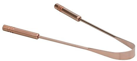 Pulisci lingua in puro rame al 100%, senza plastica, raschietto per lingua di alta qualità