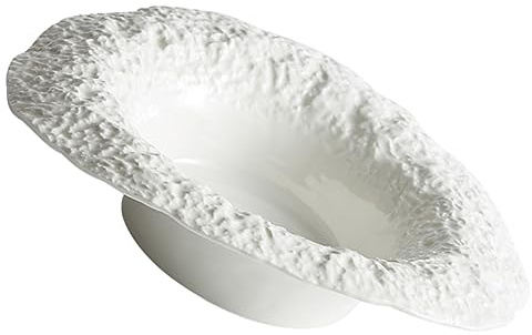 TOPBATHY Assiette Creuse à Pâtes 10 Pouces En Céramique Motif Roche Champignon, Plat Profond Résistant, Pour Repas Familiaux Et Occasions Festives