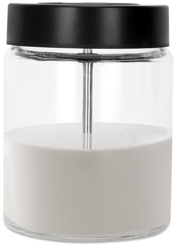 Glass Milk Container for Miele, 11574240 MB-CM-G for Miele Coffee Machines, CM 7750 6360 5300 5310 5510 6160 6350, Incompatible for Built-in Coffee Makers