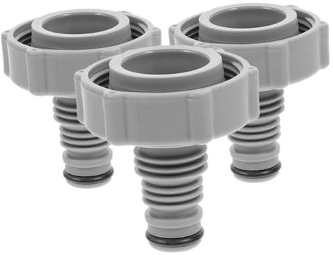 SUPVOX Lot de 3 Adaptateurs de Tuyau de Piscine Ø 32mm en PE pour Raccord Sécurisé et Polyvalent des Tuyaux de Vidange et Balai Aspirateur Piscine