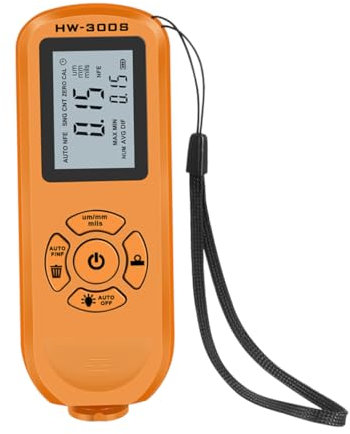 Gatuida 1satz Digitaler Lackdickenmesser Für Autos Tragbares Messgerät Zur Präzisen Schichtdickenmessung Von Fahrzeugbeschichtungen Lcd-display Leicht Und Benutzerfreundlich Für