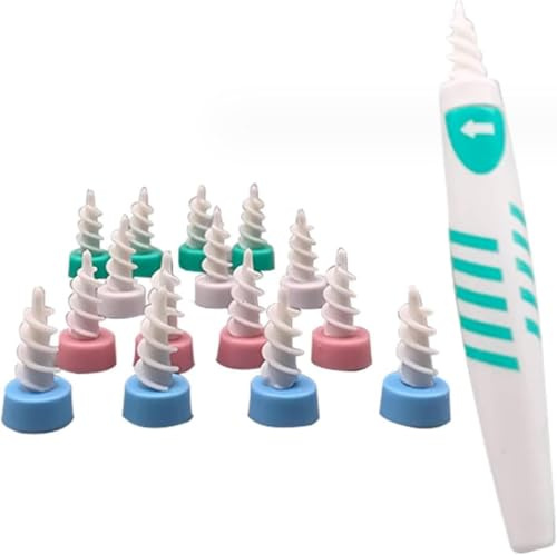 16-teiliges Ohrenschmalzentfernungswerkzeug, Spiralentfernungswerkzeug, Kamerareinigung, sicherer Reiniger, wiederverwendbares Ohrenschmalz-Set, waschbarer Ersatz, weiches Silikon und flexibler Ersatz