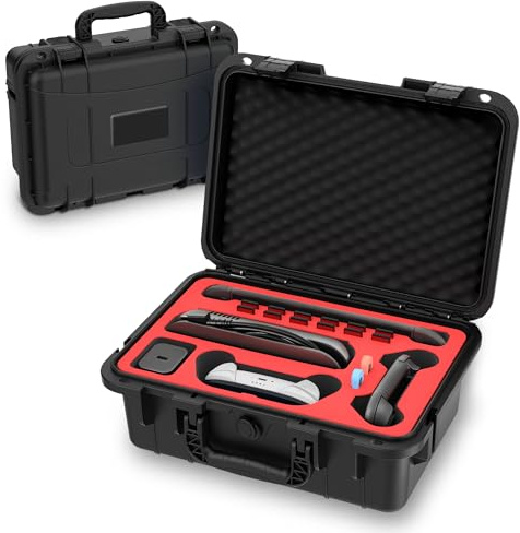 Travel Carrying Case for Nintendo Switch 2 & Accessories, All in One Protective Case, Hard Shell Cases with 12 Game Cards Slots, Waterproof Storage Organizer Box for Dock, Pro Controller-Black