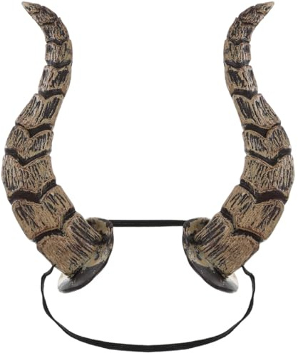 Alipis Halloween Horn-Haarband: Teufel Dämon Schafhörner Haarreif - Tierisch Inspiriertes Horn-Kopfschmuck Für Erwachsene Unisex Halloween-Party Cosplay Maskerade Foto-Requisiten