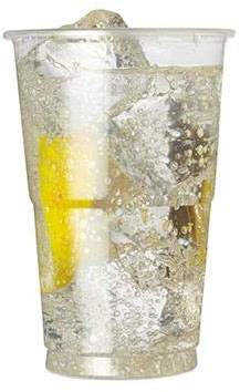 We Can Source It Ltd - Disposable Polypropylene Beer Glasses Tumblers - 400 x 10oz Half Print to Brim Flexible Crystal Clear Plastic Cups with CE Markings - Ideal for Parties and Outdoor Events