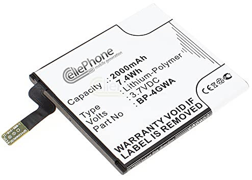 cellePhone Akku Li-Polymer kompatibel mit Nokia Lumia 625 720 720T (Ersatz für BP-4GWA)