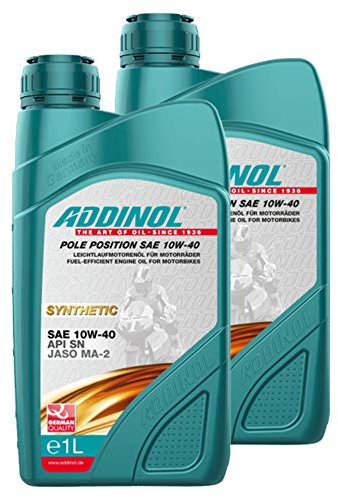 Addinol 2X Motoröl Motorenöl Motor Motoren Motor Oil Engine Oil Pole Position SAE 10W-40 1L Motorrad