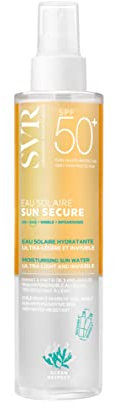 SVR SUN SECURE Sun Water - Face and Body Sunscreen SPF 50+ Oleo-Water Spray for Hypersensitive Skin, Invisible Finish, Reef-Safe, All Ages, 200ml