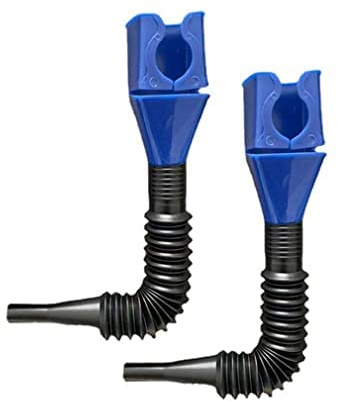 2 StüCk Flexibler Schnelltrichter FüR Das Abtropfwerkzeug, EinfüLltrichter, Kunststofftrichter Set, Weithals Und Breitem Auslauf Bietet Schnelles BefüLlen FüR Autos Und MotorräDer
