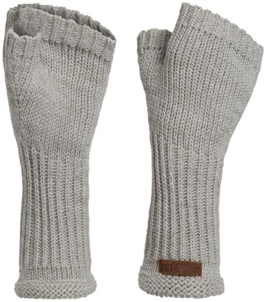 KNIT FACTORY - Cleo Handstulpen - Fingerlose Handschuhe - Gestrickte Handschuhe für Winter - Damen Handstulpen aus Wolle - Hochwertige Qualität | Fingerlose Handschuhe - Gestrickte Handschuhe für den Winter - Damen Handstulpen aus Wolle - Hochwertige Qualität