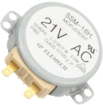 PartsBroz WB26X10038 Mikrowellen-Drehteller-Motor, kompatibel mit General Electric GE Kenmore Hotpoint Mikrowellen, ersetzt AP2024962 769741 AH237772 EA237772 PS237772 Ultra langlebiger Ersatz