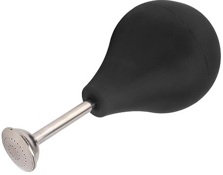 Ball Sprayer For Watering, Ball Shower, Plant Watering Ball Shower 224ml Silicone Garden Watering Ball Shower with Long Spout for Home (Black)