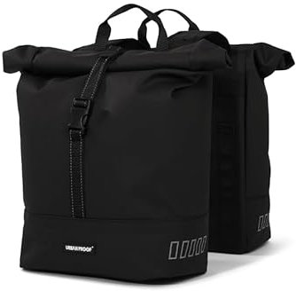 Urban Proof - Double Rolltop Fietstas 38L - Black