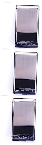 LIFKOME 3stücke Elektronische Miniwaage Für Schmuck Kapazität Genauigkeit Tragbare Pocket-waage Mit Lcd-display Für Versand Schmuck Und Anwendungen