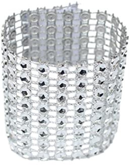 OUNONA 100St Schnallenhalter evengers Event Silve geschirrtücher Serviettenringe Serviettenringhalter Serviettenhalter Esstisch Serviettenschnalle Einrichtung Halterung