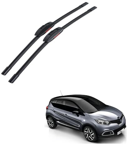 DOFFO Scheibenwischer für Renault CAPTUR 2014-2017 26+14+11,Scheibenwischerblätter Vorne Und Hinten Ersatzwischblätter Hochwertige klare Sicht Zubehör Ersatz Verschleißteile,Front