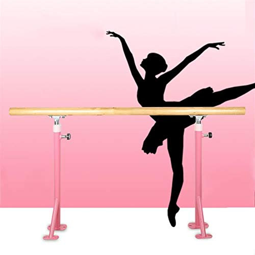 Tanzstange, Ballettstange, Ballettstange, verstellbare Dehnstangen, freistehende tragbare Stange mit rutschfestem Ständer für Kinder und Erwachsene
