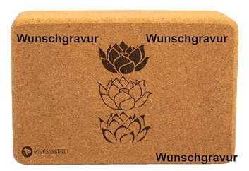 Yoga Block Kork by SPORTS-HERO® - 2er Set - Yogablock aus Naturkork für Yoga und Pilates (23x15x7.5cm) | rutschfest & optimaler Grip durch Premium Naturkork (Doppelpack)