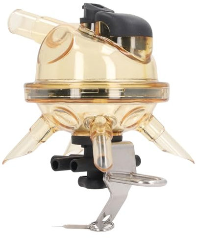 Outil de Collecte de Lait pour Ferme, Griffe de Traite 380 Cc, Outil de Collecte de Lait de Vache, Base en Acier Inoxydable, Griffe de Traite avec Couvercle Transparent pour
