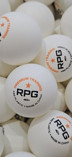RPG 100 1* ITTF Grade ABS Table Tennis Balls, 40+