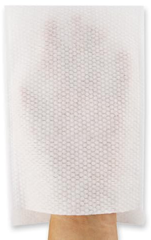FRANZ MENSCH 1000 Stück, Hygostar Waschhandschuhe Soft, weiß, Spunlace | L: 22cm, B: 15cm, Einmal-Waschlappen, Einweg