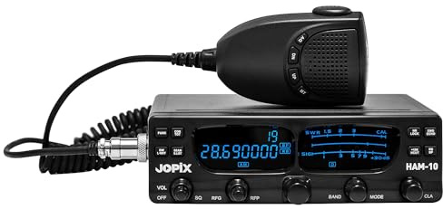 Station Radio Amateur Jopix HAM-10, FM/AM/USB/LSB/CW 28-29,7 MHz, Roger Beep, 13,8 V