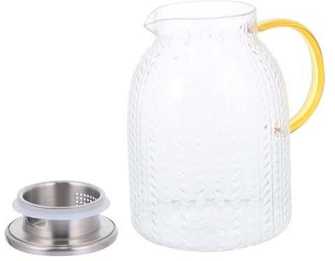 LOLIPPYY Botella De Agua Fría Transparente De Jarra De Agua De Gran Capacidad Hogar Hervidor Fría De Moda Para Uso Diario