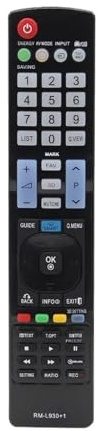 ATOMUSERLY 1 Control Remoto IR RM-L930 + Controlador inalámbrico AKB73615303 AKB72915235 AKB72914276 AKB72914003 AKB72914240 Smart 3D HDTV TV
