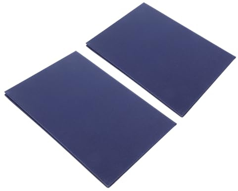 ELAYARD Carpetas para Certificados A4 Azul Doble Cara 2 Unidades Fundas Protectoras de Cartón para Diplomas Universitarios y Escolares Portadocumentos Tamaño 15×21 CM para Presentación