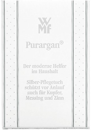 WMF Silberputztuch 36 x 30 cm, Silberpflegetuch mit Anlauffschutz, schnelle Pflege für z.B. Silberbesteck, Reinigungstuch