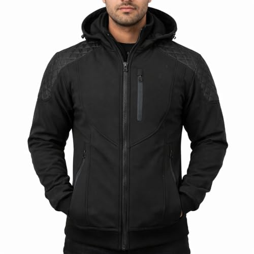RKsports 291 Motorcycle Motorbike Waterproof Soft Shell Hoodie Jacket