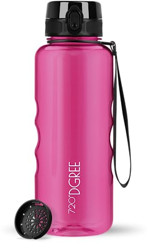 720°DGREE Trinkflasche „uberBottle“ Sieb – 6 Größen, über 40 Farben wählbar