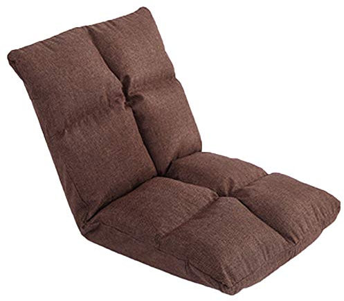 0℃ Outdoor Liegenpolster, Set Luxus Auflagen Polster Gartenliege, Fünf Gänge Falten, Uv- und Wasserdicht und Besonders Komfortabel für Deckchair Oder Liegestuhl,Braun