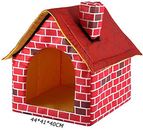 luckxuan Hundekennel/Dog Cage Heißer Hund Haus zarte Design Faltbare Hund Haus kleine Footprint pet Bett Zelt Katze Kennel Reisen Hund zubehör Hundekäfig (Color : B, Size : Large)
