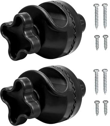 Swing Canopy Bracket Set with Screws for Outdoor Patio Swing Chair | 2PCS Plastic Connector Fittings, Adjustable Sunshade Support Replacement Parts for Garden Swing