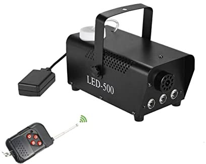 LEFEDA Máquina de Niebla de 500 W Mini LED Máquina de Humo remota Disco RGB Fogger Colorido para Bodas Fiesta de Halloween y Efectos de Escenario para Fiestas Fotografía