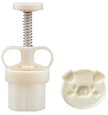 Mondkuchen-Stempel aus Kunststoff, niedliches Schwein, Mondkuchen-Form, Festival, DIY, Handpresse, Mondkuchen-Ausstechformen, Gebäckdekoration, Gadgets, Mondkuchen-Stempel