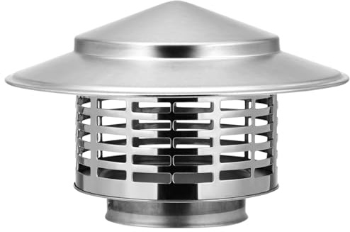 BESPORTBLE Stainless Steel Chimney Cap Rain Hood Cover for Existing Chimney Flue Cap