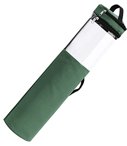 Geschenkpapier-Organizer, Aufbewahrung für Weihnachtsgeschenke, Geschenkpapier, Geschenkpapier-Organizer, Aufbewahrungsbeutel, Behälter mit Tasche und Griffen, (Grün)