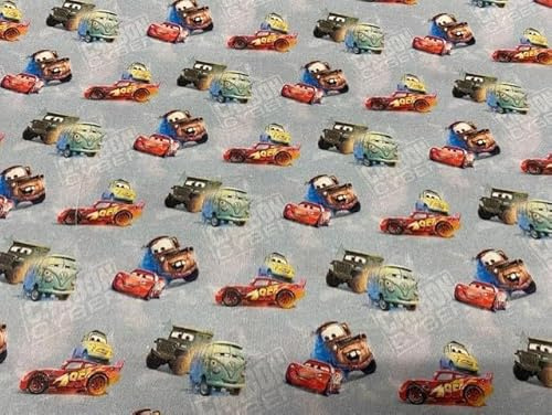 Autostoff Baumwollstoffe Kinderstoffe Bastelstoffe Stoff Meterware 1m x 140cm