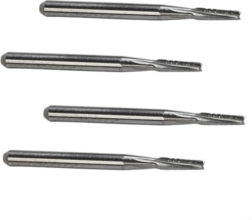 EpheyFIF 4PCS Carbide Drill Bit Set, Drilling Bit, 1mm Automobile Windshield Repair Tool Car Glass Tapered Carbide Drill Bit